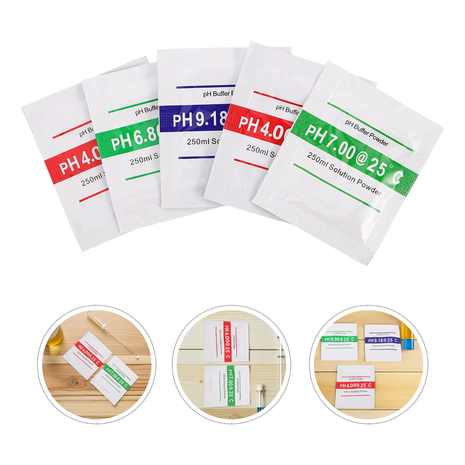 Ph Meter - Набор из 20 пакетов калибровочного раствора