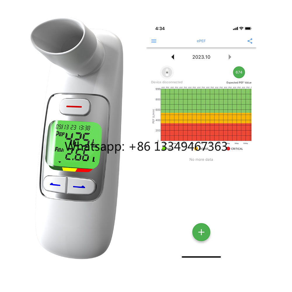 Spirometer Lung Function - Портативный цифровой спирометр для проверки функции