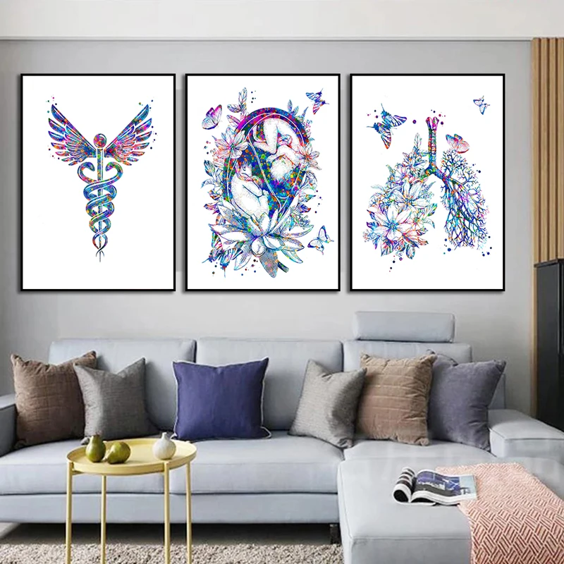 Anatomy Medical Poster Flower  – обзор и цена Medical Lab Posters