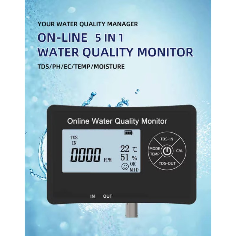 Онлайн-тестер 5-в-1 для измере – обзор и цена Ph Meter