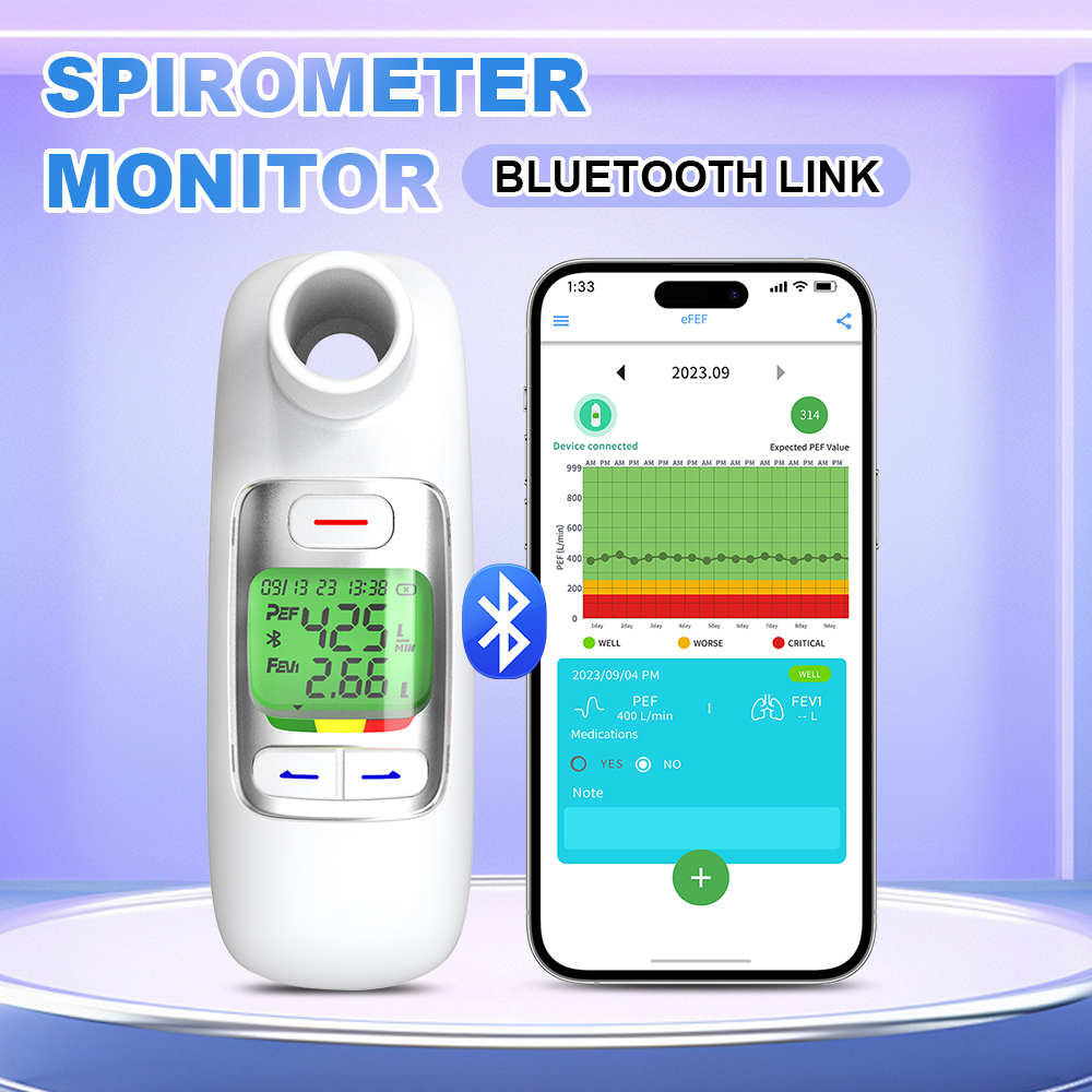 Портативный цифровой спирометр – обзор и цена Spirometer Lung Function