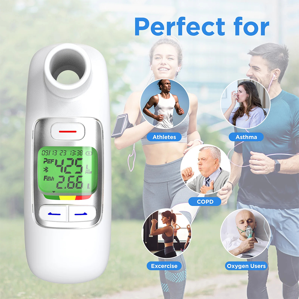 Портативный цифровой спирометр – обзор и цена Spirometer Lung Function