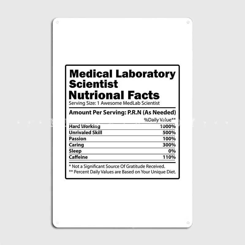 Металлическая табличка-постер  – обзор и цена Medical Lab Posters