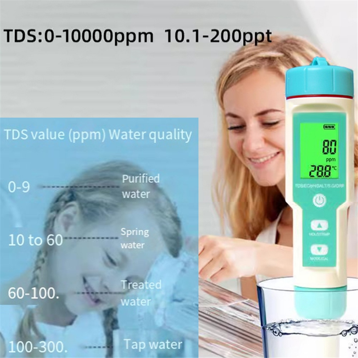 AA98 Тестер качества воды 7 в  – обзор и цена Ph Meter