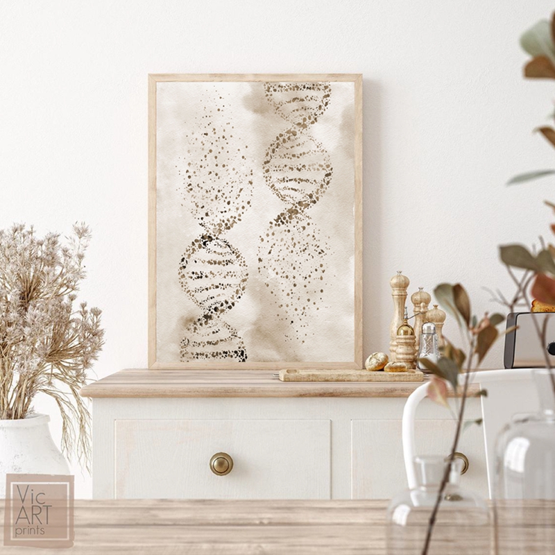 Молекула ДНК, принт, современн – обзор и цена Medical Lab Posters