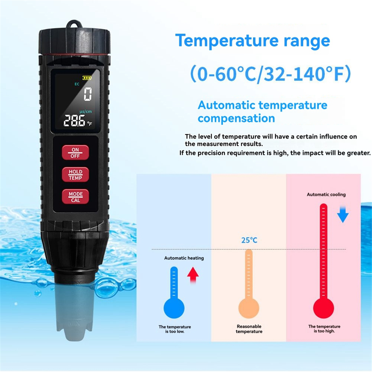 AA98 7 в 1, цифровой тестер ка – обзор и цена Ph Meter