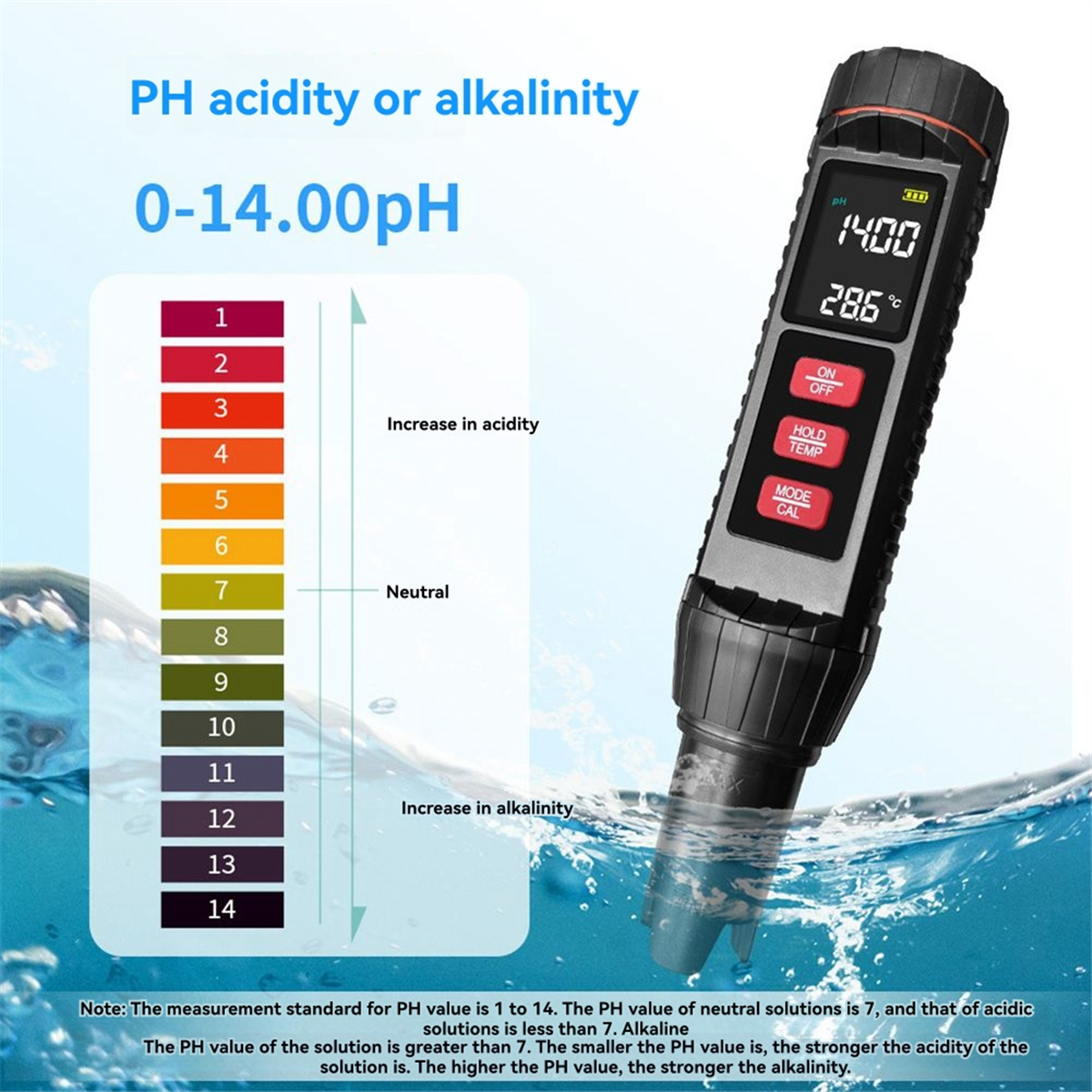 AA98 7 в 1, цифровой тестер ка – обзор и цена Ph Meter