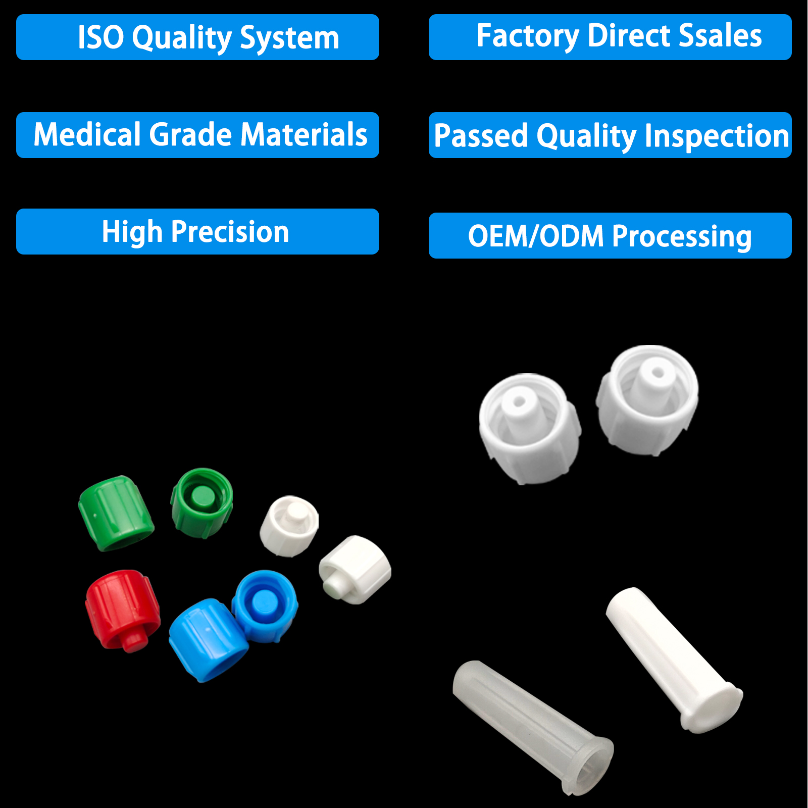 500 шт., мужские колпачки Люэр – обзор и цена Medical Lab Usa